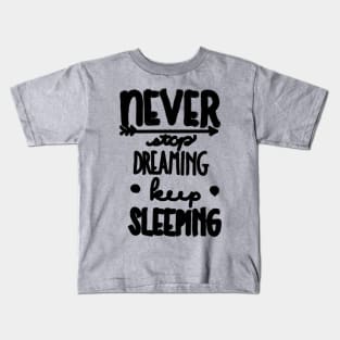 Snore on Kids T-Shirt